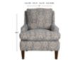Best Chair Ennis Blue Accent Chair small image number 6