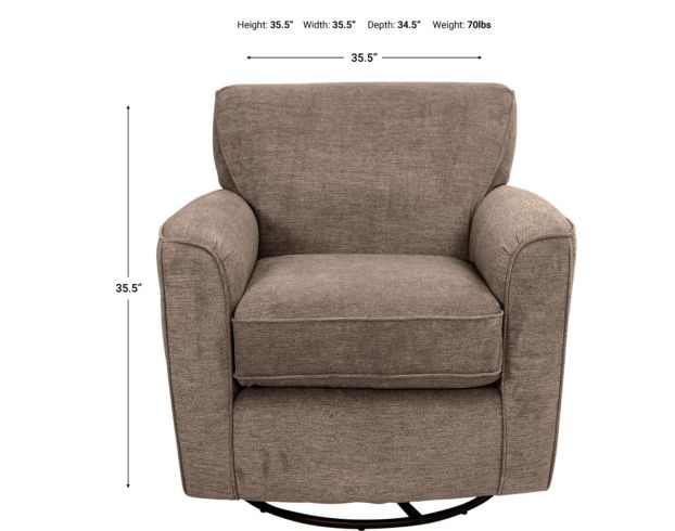 Best Chair Kaylee Swivel Glider large image number 4