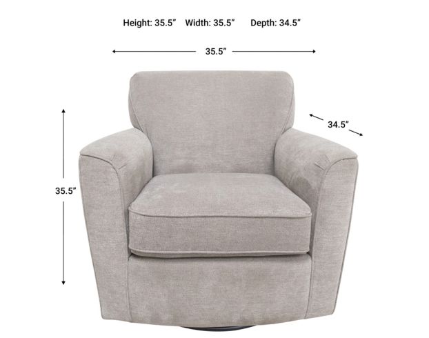 Best Chair Kaylee Swivel Glider large image number 6