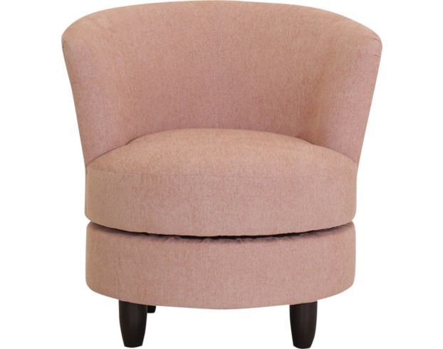 Best Chair Palmona Peach Swivel Barrel Chair large image number 1