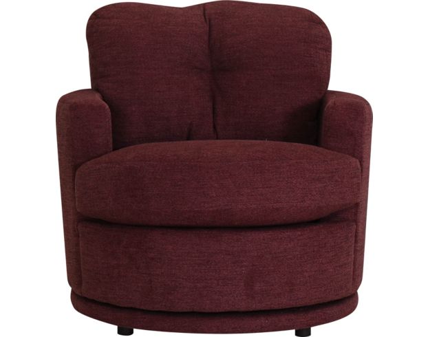 Best Chair Skipper Wine Swivel Barrel Chair large image number 1