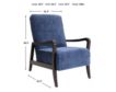 Best Chair Rybe Indigo Accent Chair small image number 6
