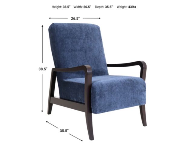 Best Chair Rybe Indigo Accent Chair large image number 6