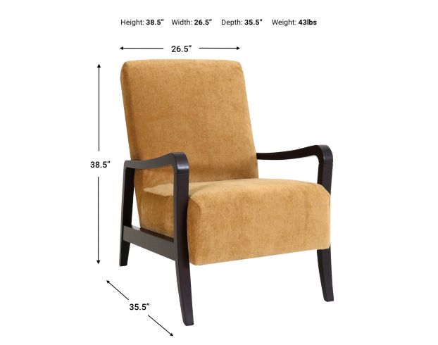 Best Chair Rybe Butterscotch Accent Chair large image number 6