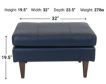 Best Chair Trevin Leather Ottoman small image number 5