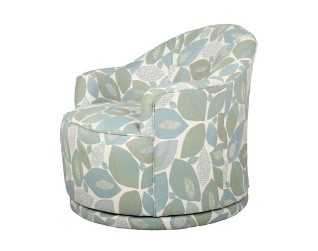 Best Home Furnishings APRIL BLUE SWIVEL CHAIR large image number 2