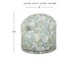 Best Home Furnishings APRIL BLUE SWIVEL CHAIR small image number 5