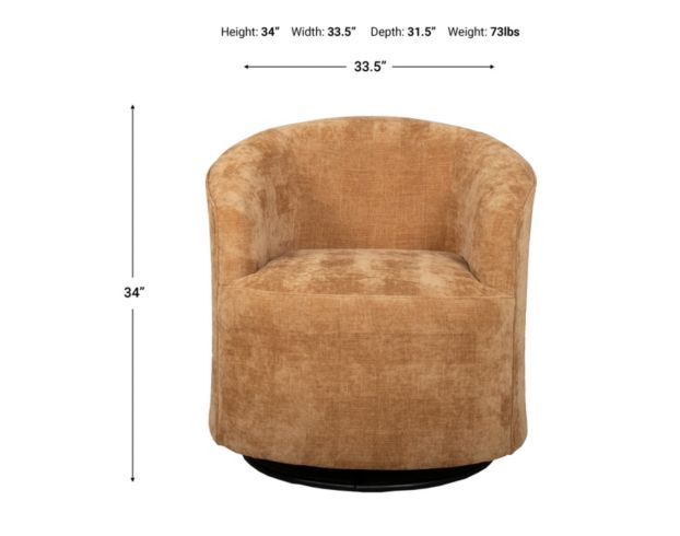 Best Home Furnishings Kahlari Amber Swivel Glider large image number 6