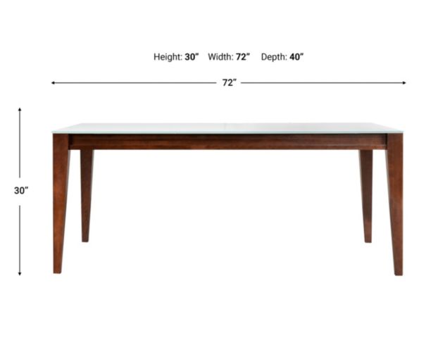 Canadel Gourmet Frost Dining Table large image number 3