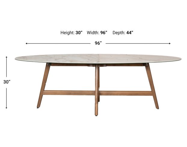 Canadel Downtown Porcelain Dining Table large image number 4