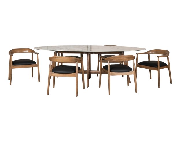 Canadel Downtown Porcelain 7-Piece Dining Set large image number 1