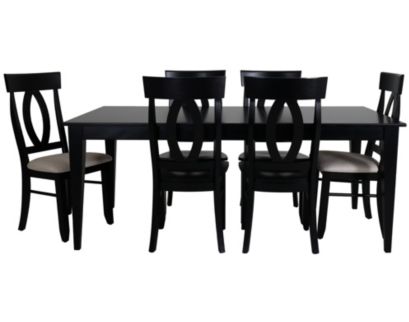 Canadel Quickship Gray 7-Piece Dining Set