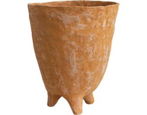 Creative Co-Op 16" Paper Mache Footed Planter
