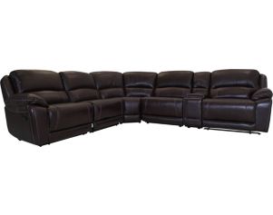 Cheers 8532 Collection 6-Pc Leather Reclining Sectional