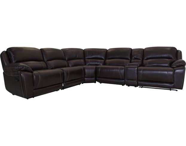 Cheers 8532 Collection 6-Pc Leather Reclining Sectional large image number 1