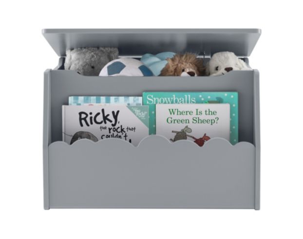 Children's Products Llc Cloud Skyline Gray Toy Box large image number 4