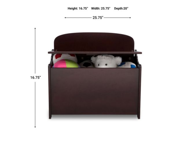 Children's Products Llc MySize Deluxe Dark Chocolate Toy Box large image number 4