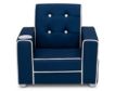 Children's Products Llc Chelsea Kids Blue Upholstered Chair with Cupholder small image number 4