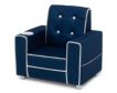 Children's Products Llc Chelsea Kids Blue Upholstered Chair with Cupholder small image number 6