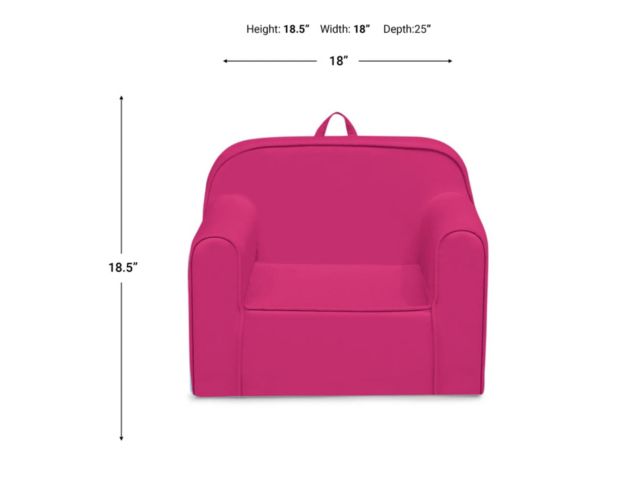 Children's Products Llc Cozee Hot Pink Kids Chair large image number 5