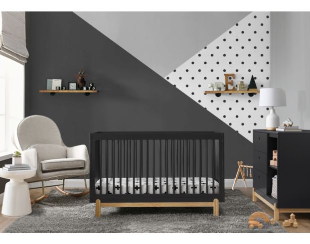Childrens Products Poppy Black Convertible Crib large image number 2