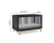 Childrens Products Poppy Black Convertible Crib small image number 6