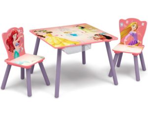 Childrens Products Disney Princess 3-Piece Kids Table Set