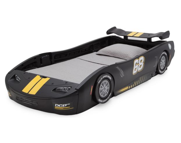 Childrens Products Generic Black Racecar Twin Bed large image number 3