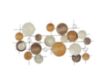 Classy Art 56 x 30 Circles on Grid Wall Sculpture small image number 1