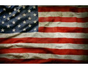 Classy Art 36 x 48 American Flag Wall Art