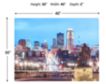 Classy Art Des Moines Skyline 30 X 40 small image number 3