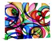 Classy Art 60 X 40 Collage of Colors Glass Wall Art small image number 2