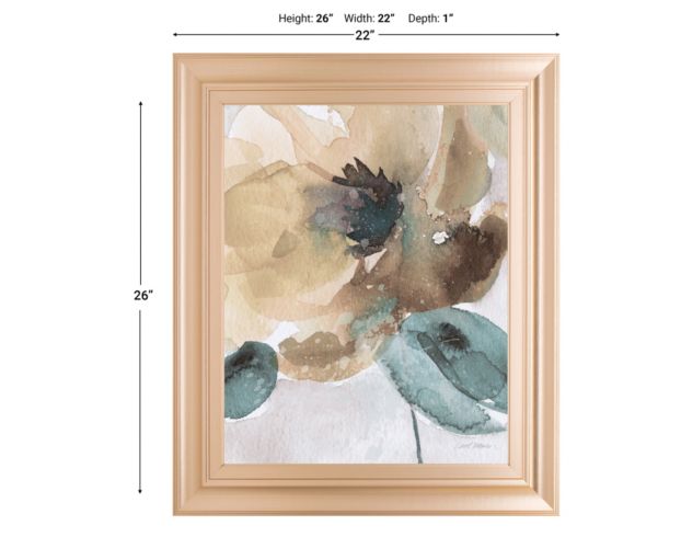 Classy Art Watercolor Poppy II Wall Art 22 x 26 large image number 2