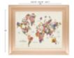 Classy Art Botanical Floral Map 22 x 26 small image number 2