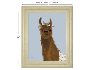 Classy Art Delightful Alpacas II 22 x 26