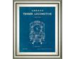 Classy Art Locomotive Blueprint II 22 X 26 small image number 1