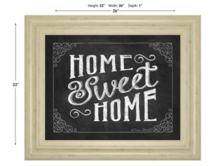 Classy Art Home Sweet Home Sign 22 X 26