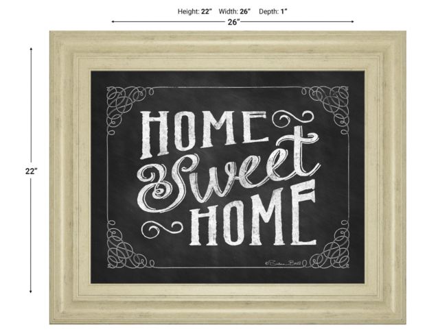 Classy Art Home Sweet Home Sign 22 X 26 large image number 2