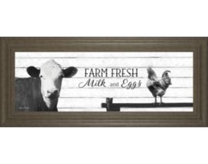 Classy Art Farm Fresh Milk & Eggs 18 x 42