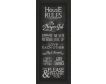 Classy Art House Rules Sign 18 X 42 small image number 1