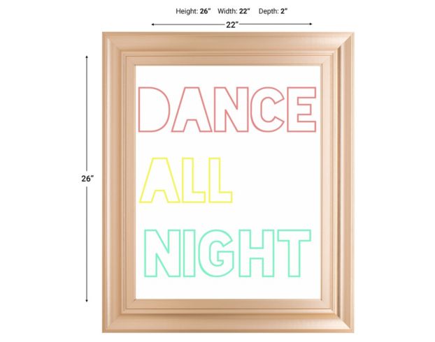 Classy Art Dance All Night 22 X 26 large image number 2