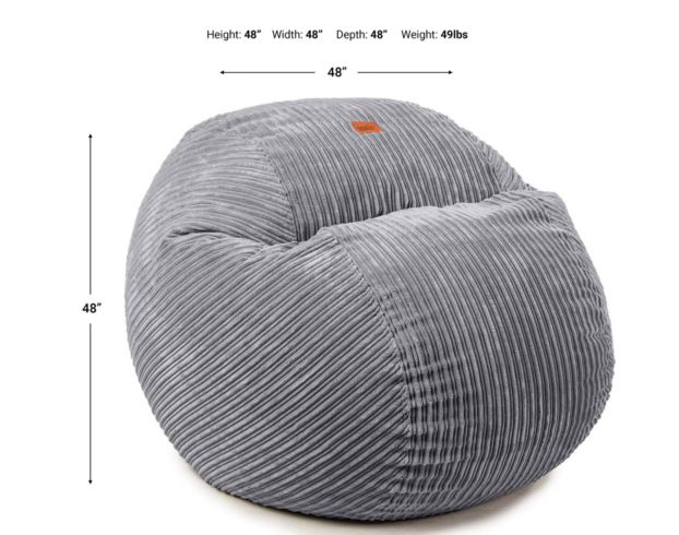 Corduroy bean bag queen hot sale