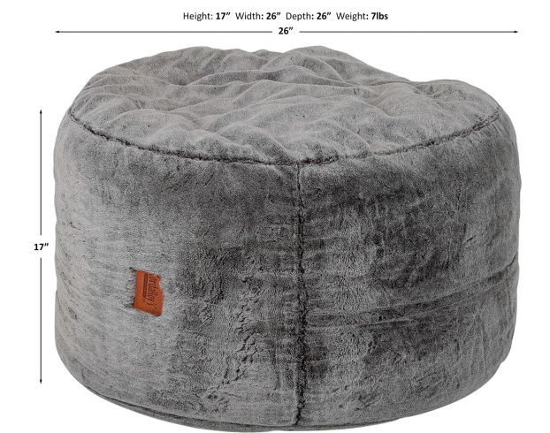 Cordaroy's Chinchilla Footstool large image number 3