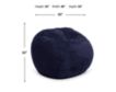 Cordaroy's Indigo Plush Corduroy Queen Convertible Bean Bag Bed small image number 5