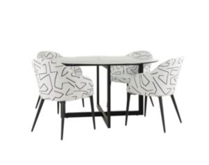 Cramco Casia 5-Piece Round Dining Set