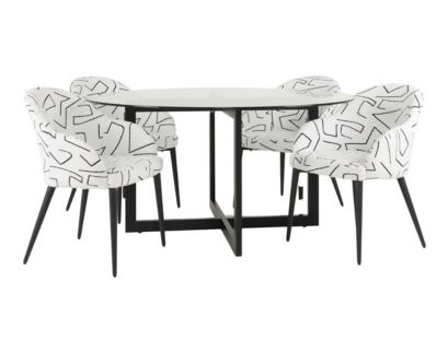 Cramco Casia 5-Piece Round Dining Set