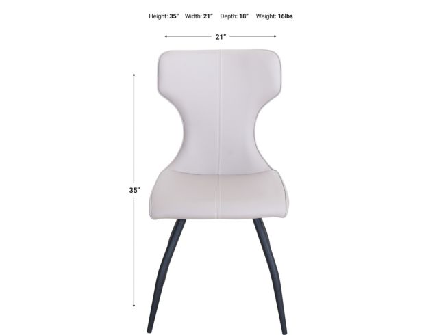 Cramco Eclipse Taupe Dining Chair large image number 6