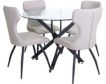 Cramco Eclipse Taupe 5-Piece Dining Set small image number 2