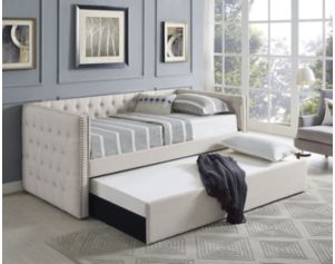 Crown Mark 5335 Collection Ivory Daybed