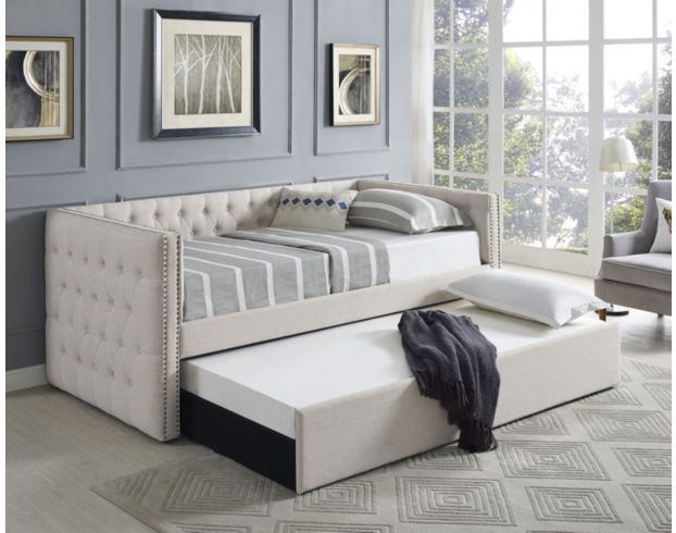 Crown Mark 5335 Collection Ivory Daybed large image number 2